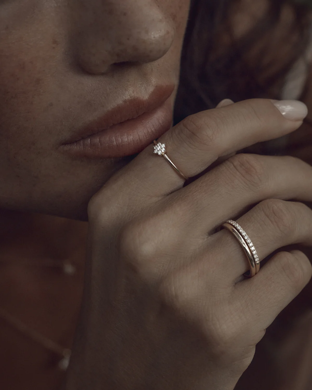 14k Solid Gold Bold Purity Ring - Image 4