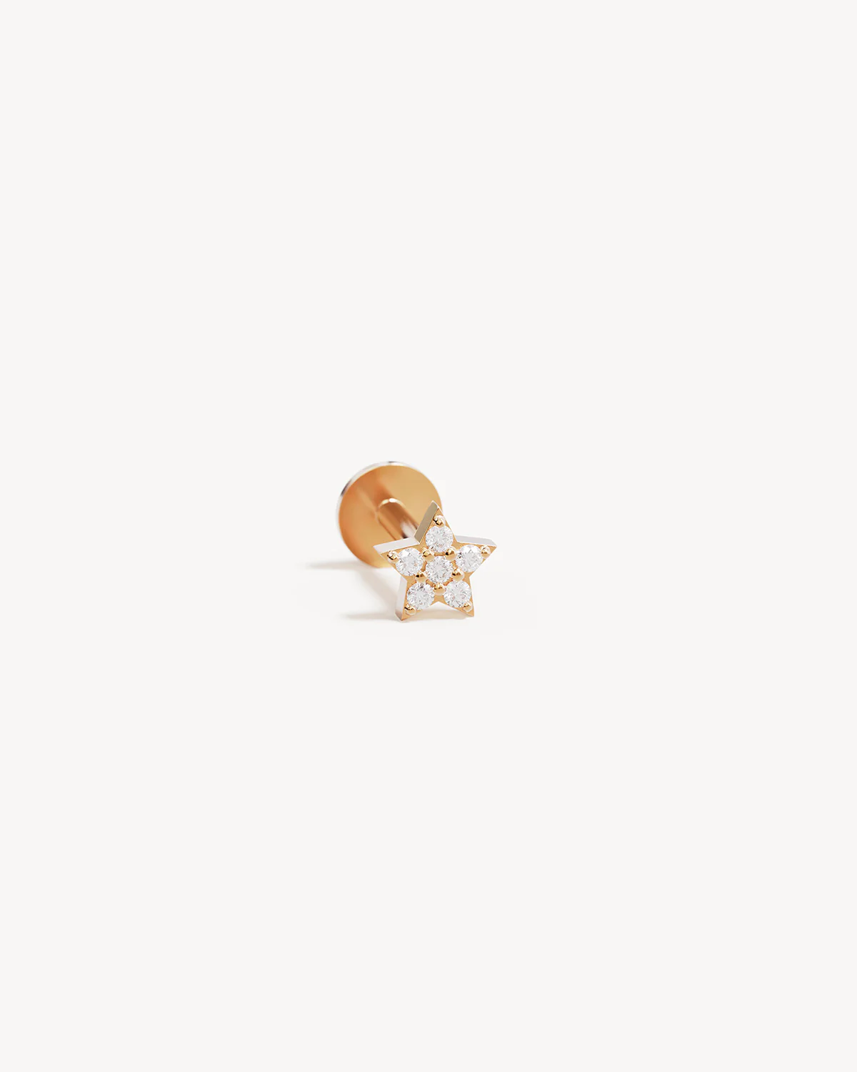 14k Solid Gold Estelle Lab-Grown Diamond Cartilage Earring