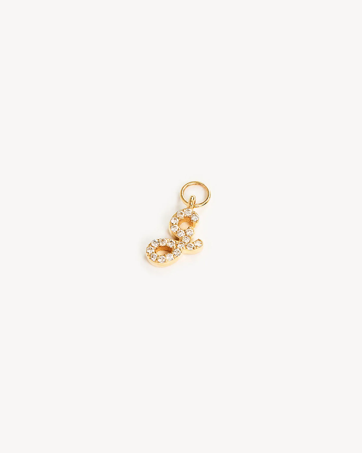 14k Solid Gold Forever Love Diamond Letter Hoop Earring Charm - Image 17