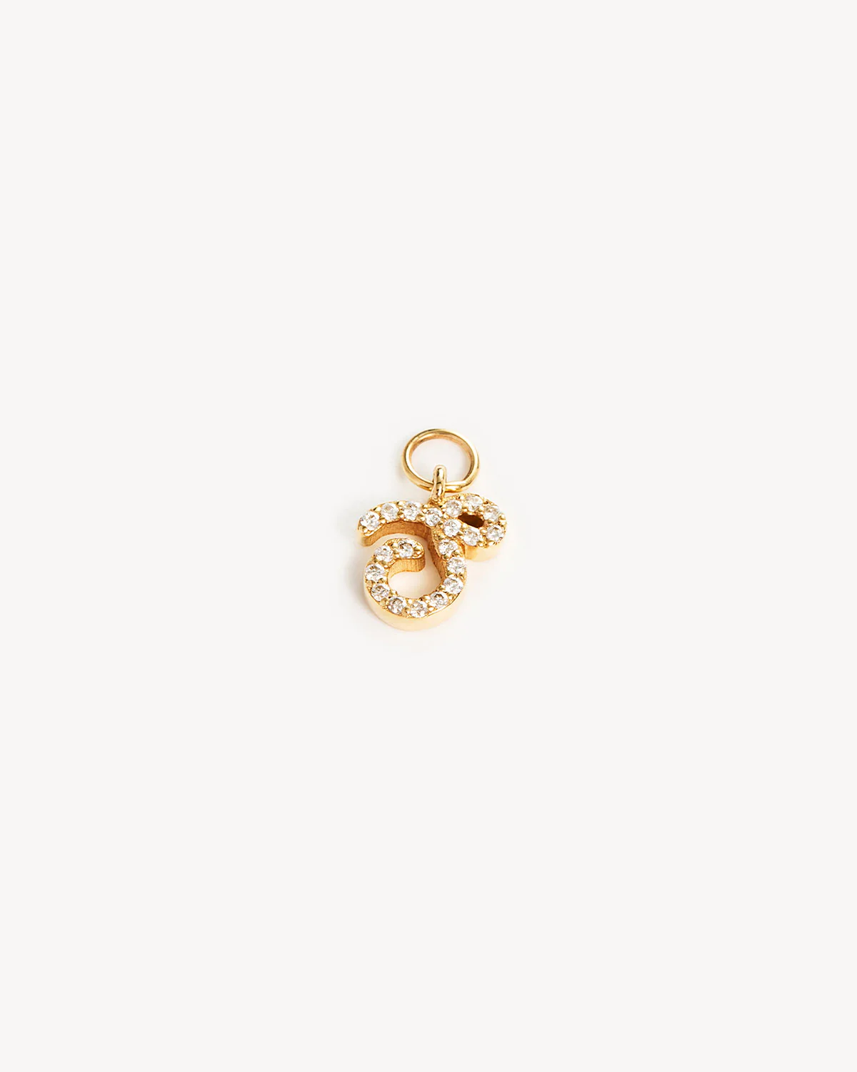 14k Solid Gold Forever Love Diamond Letter Hoop Earring Charm - Image 39