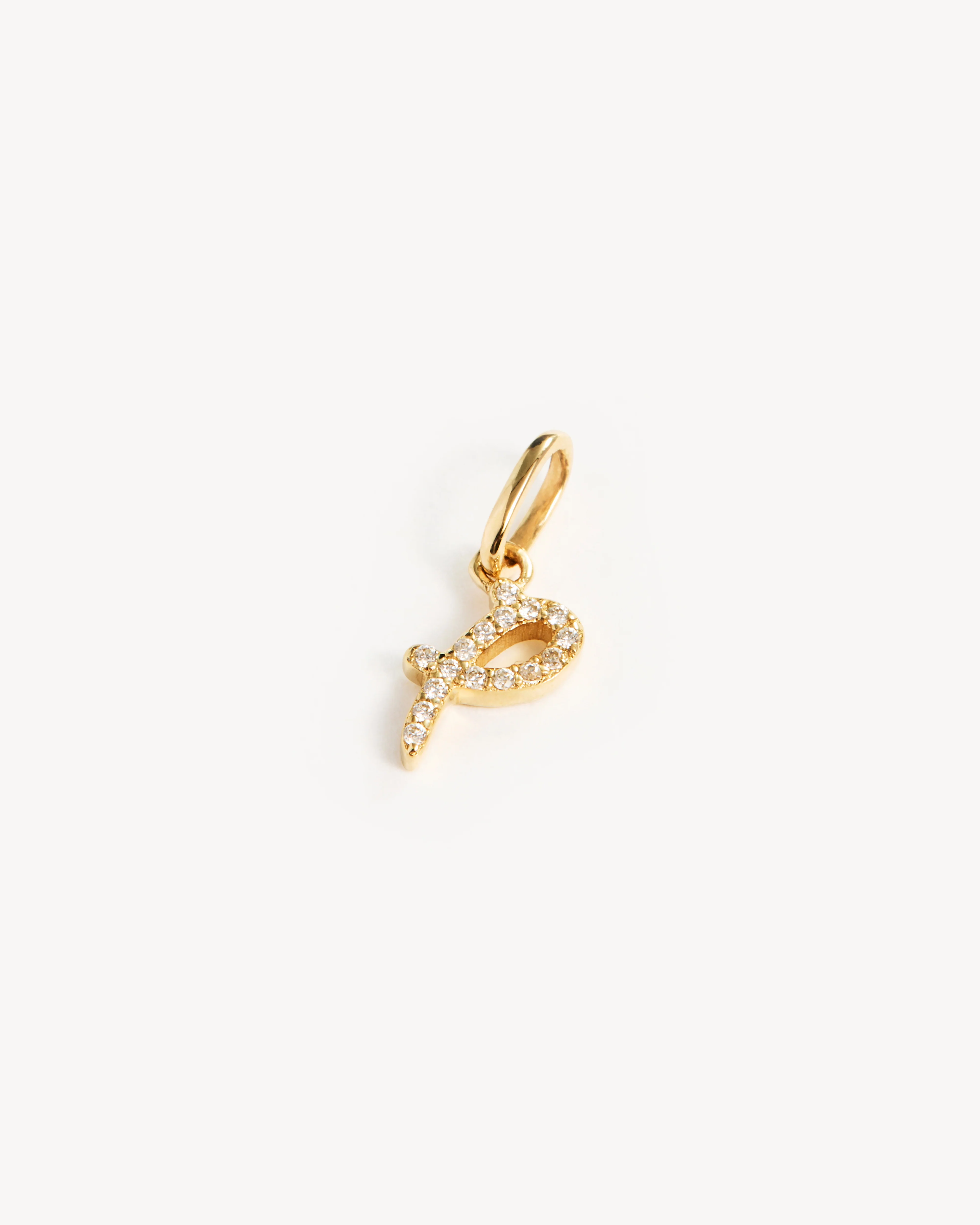 14k Solid Gold Forever Love Diamond Letter Necklace Pendant - Image 43