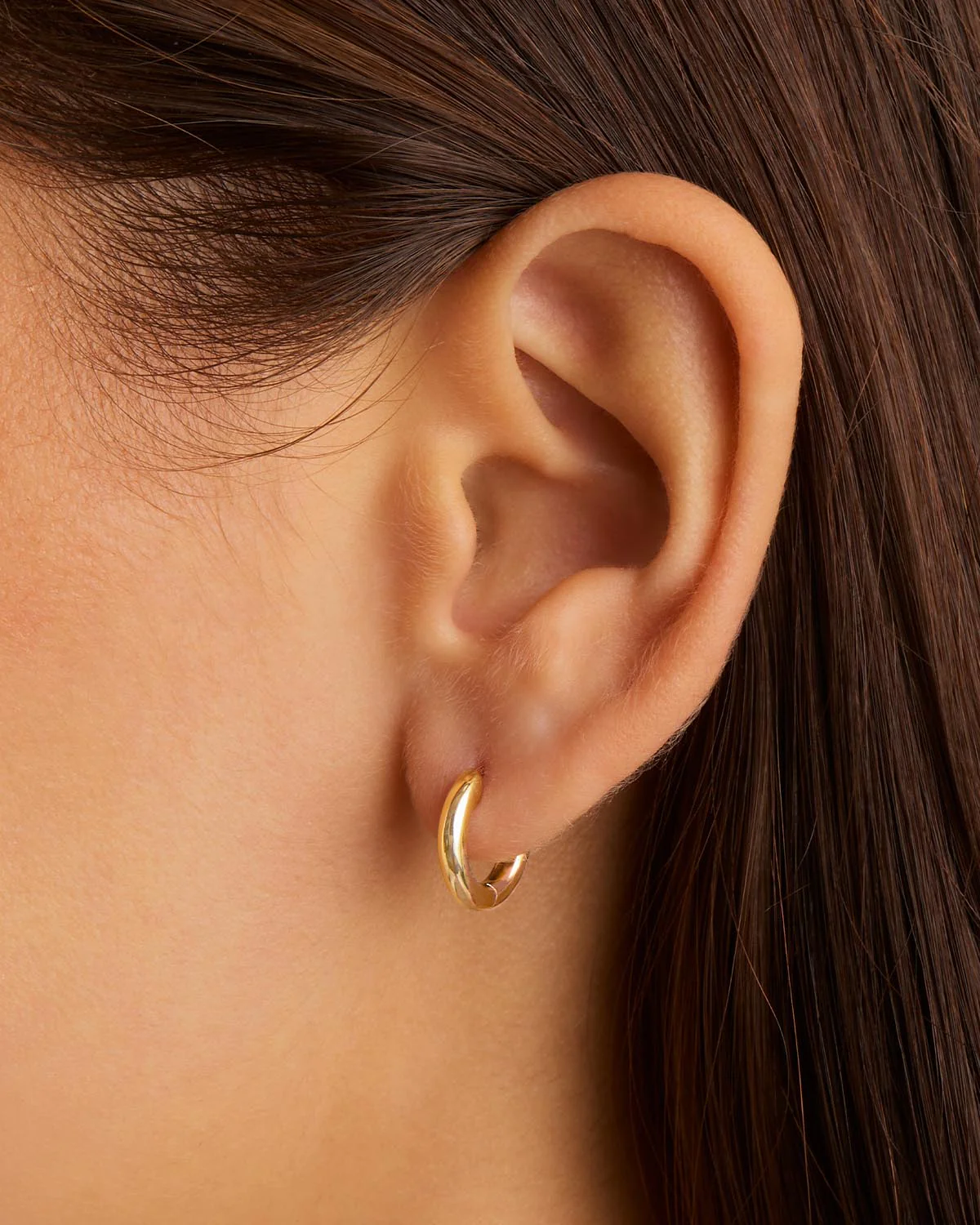 14k Solid Gold Keepsake Hoop - Image 2