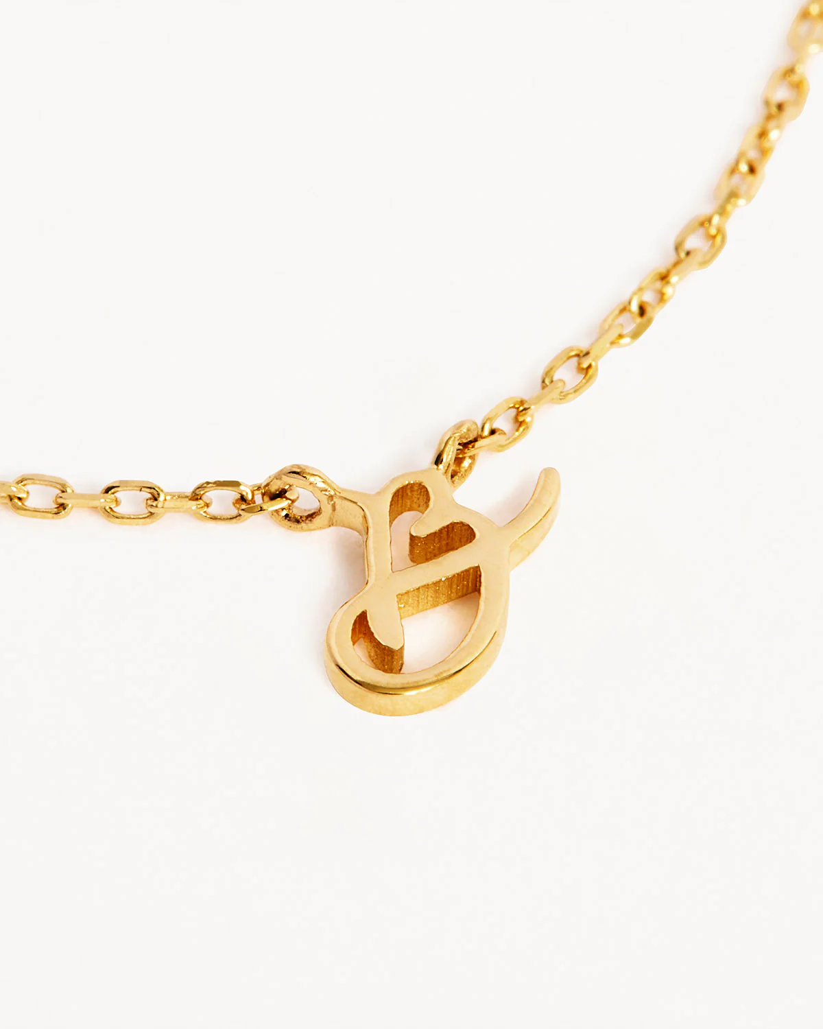 14k Solid Gold Love Letter Necklace - Image 14