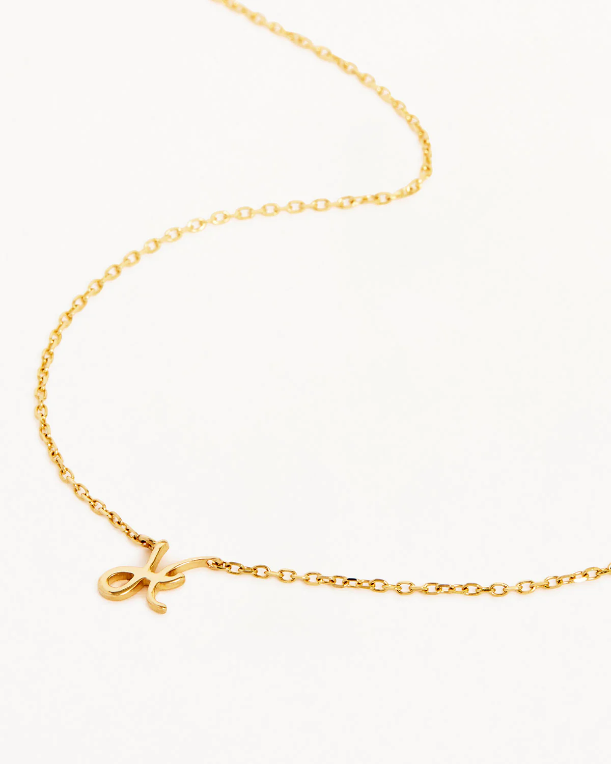 14k Solid Gold Love Letter Necklace - Image 27