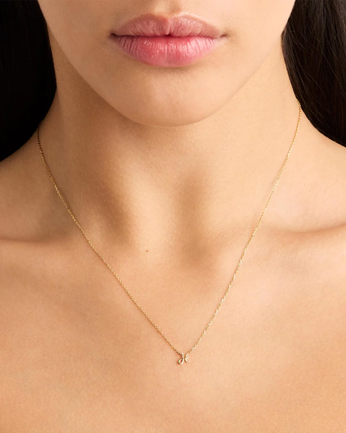 14k Solid Gold Love Letter Necklace - Image 28