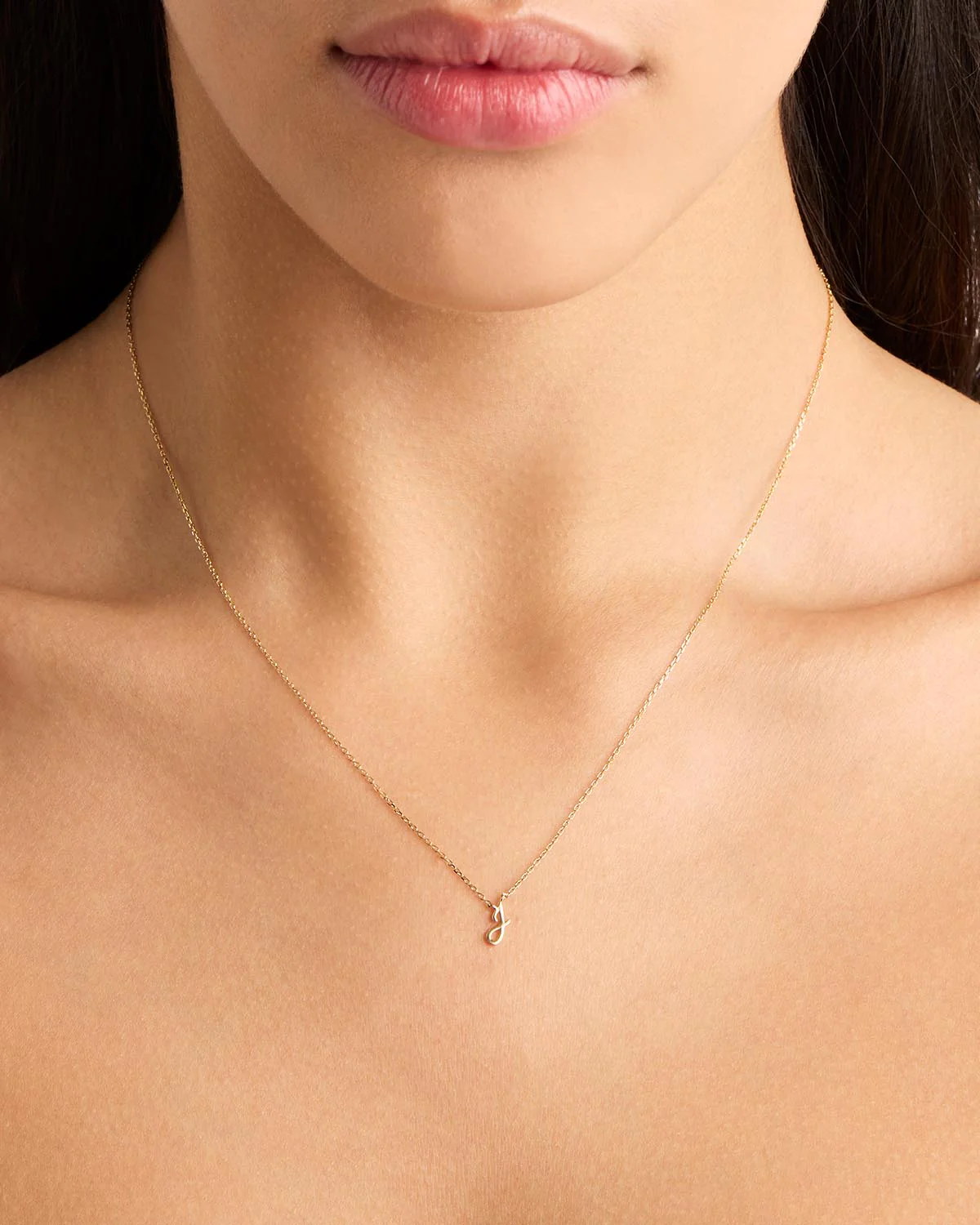 14k Solid Gold Love Letter Necklace - Image 34