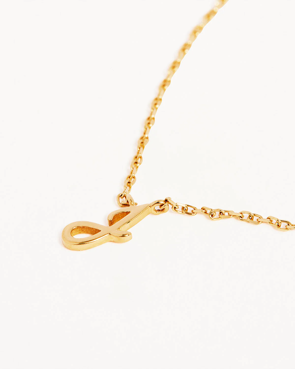 14k Solid Gold Love Letter Necklace - Image 35