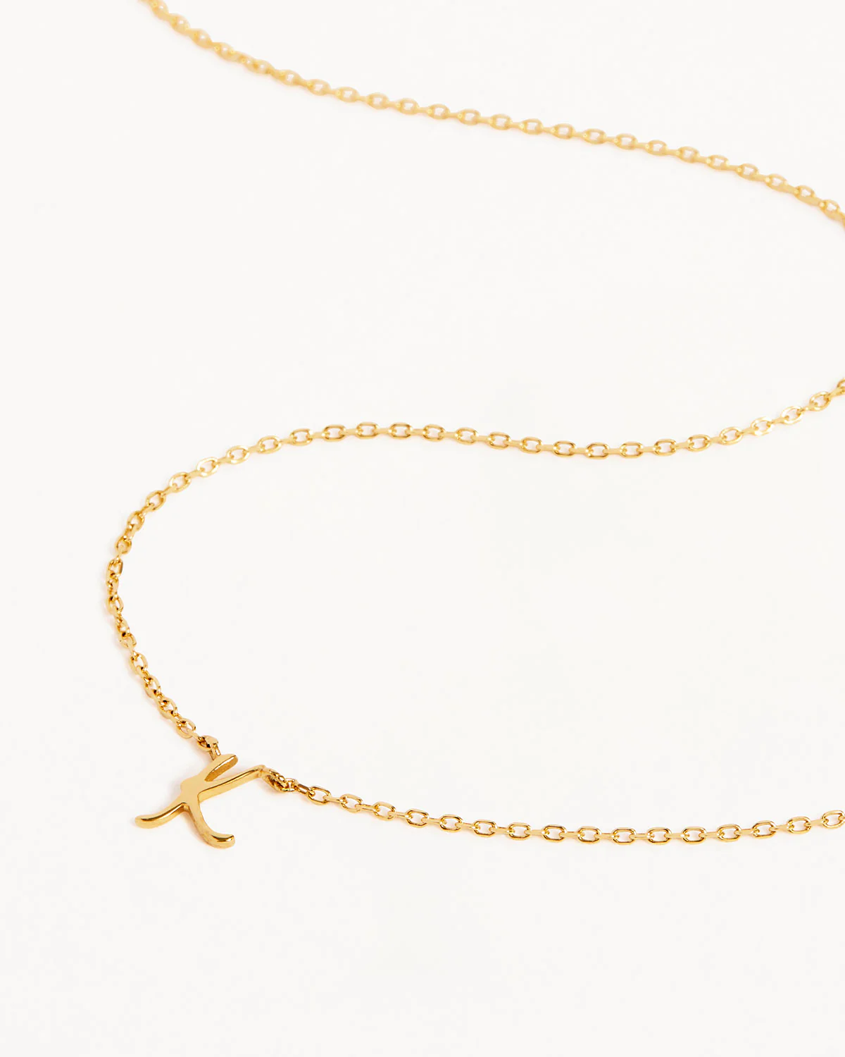 14k Solid Gold Love Letter Necklace - Image 36