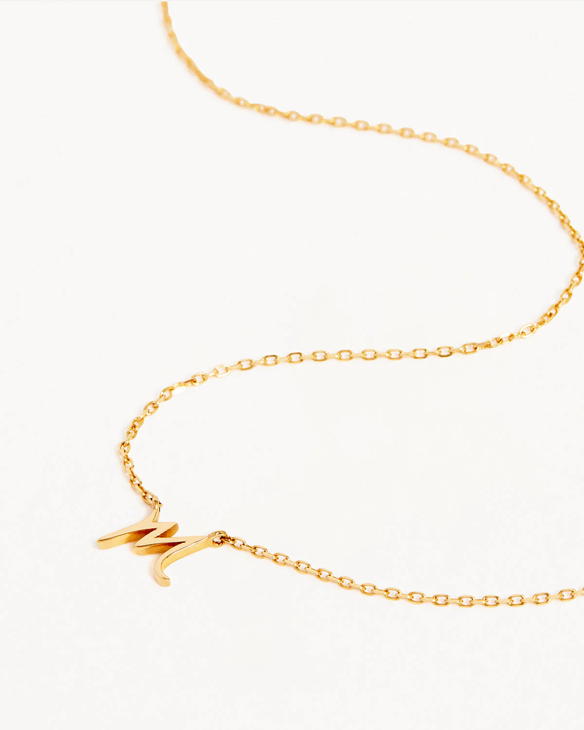 14k Solid Gold Love Letter Necklace - Image 43