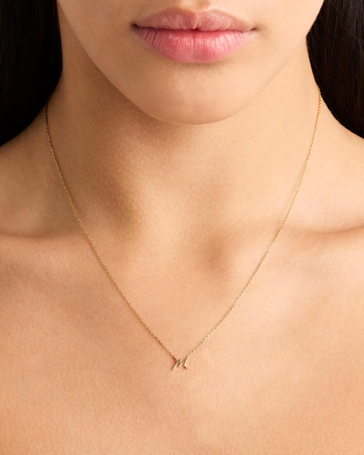 14k Solid Gold Love Letter Necklace - Image 45