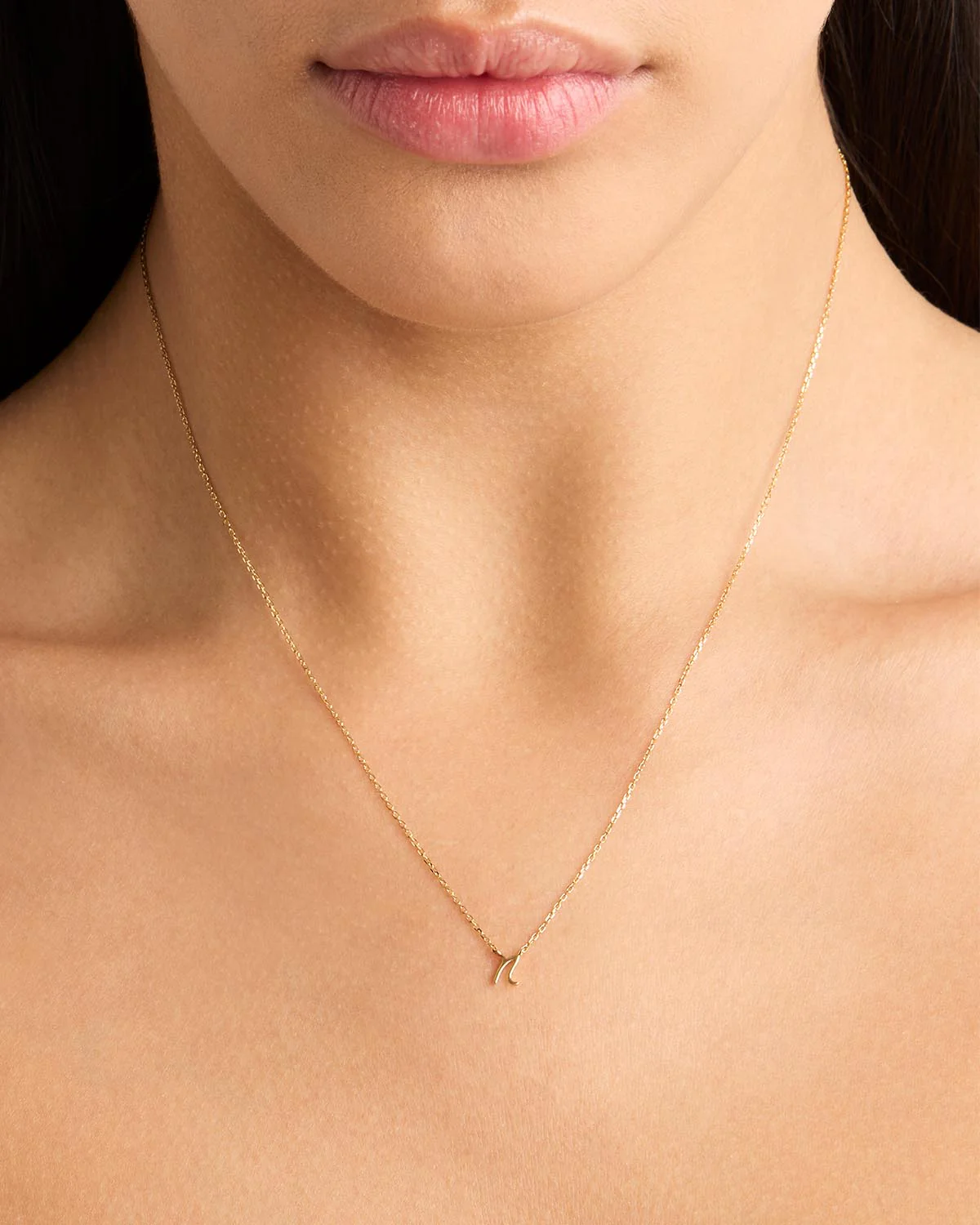 14k Solid Gold Love Letter Necklace - Image 46
