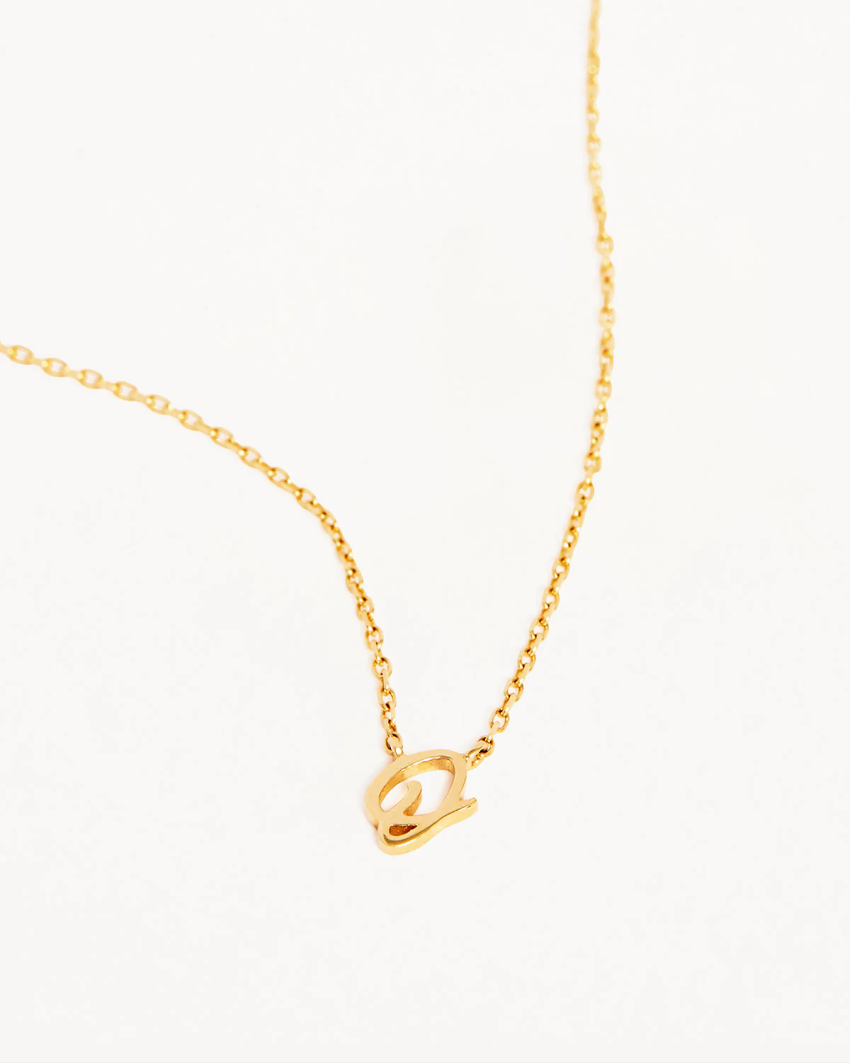 14k Solid Gold Love Letter Necklace - Image 48