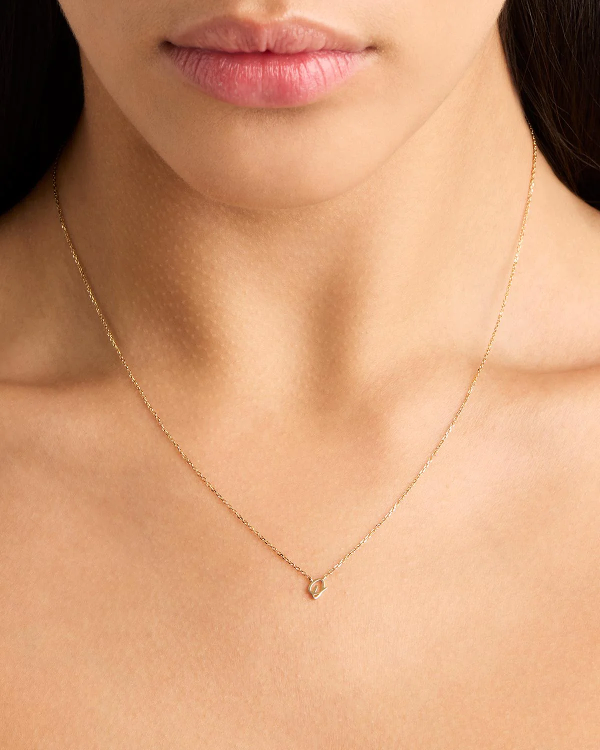 14k Solid Gold Love Letter Necklace - Image 49