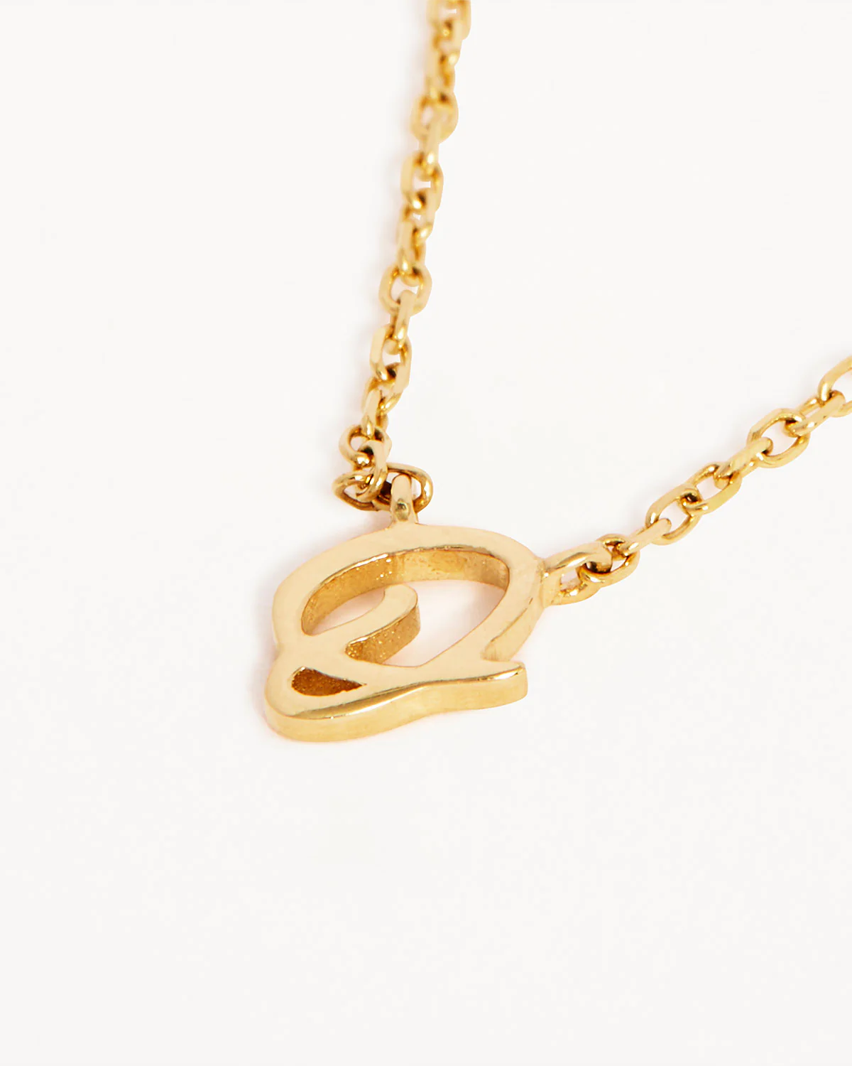 14k Solid Gold Love Letter Necklace - Image 50