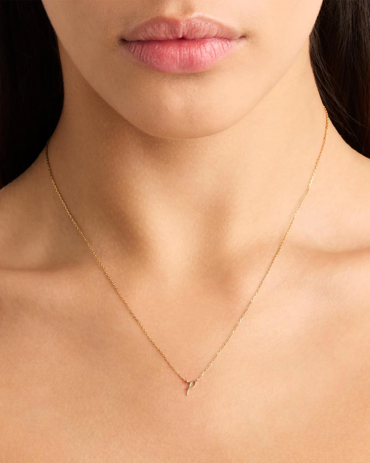 14k Solid Gold Love Letter Necklace - Image 52