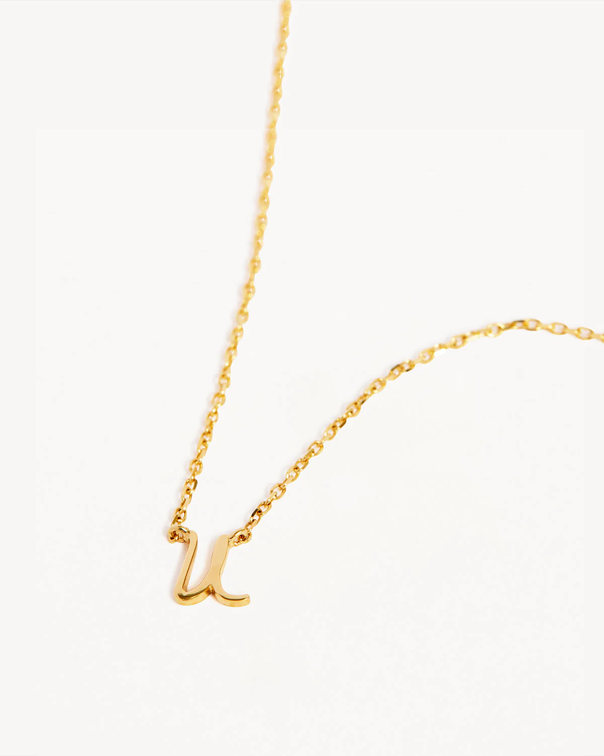 14k Solid Gold Love Letter Necklace - Image 63