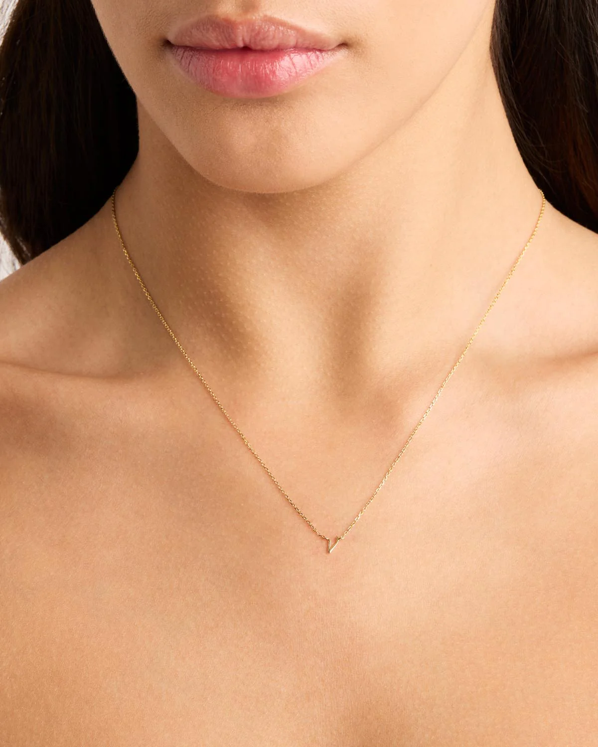 14k Solid Gold Love Letter Necklace - Image 67