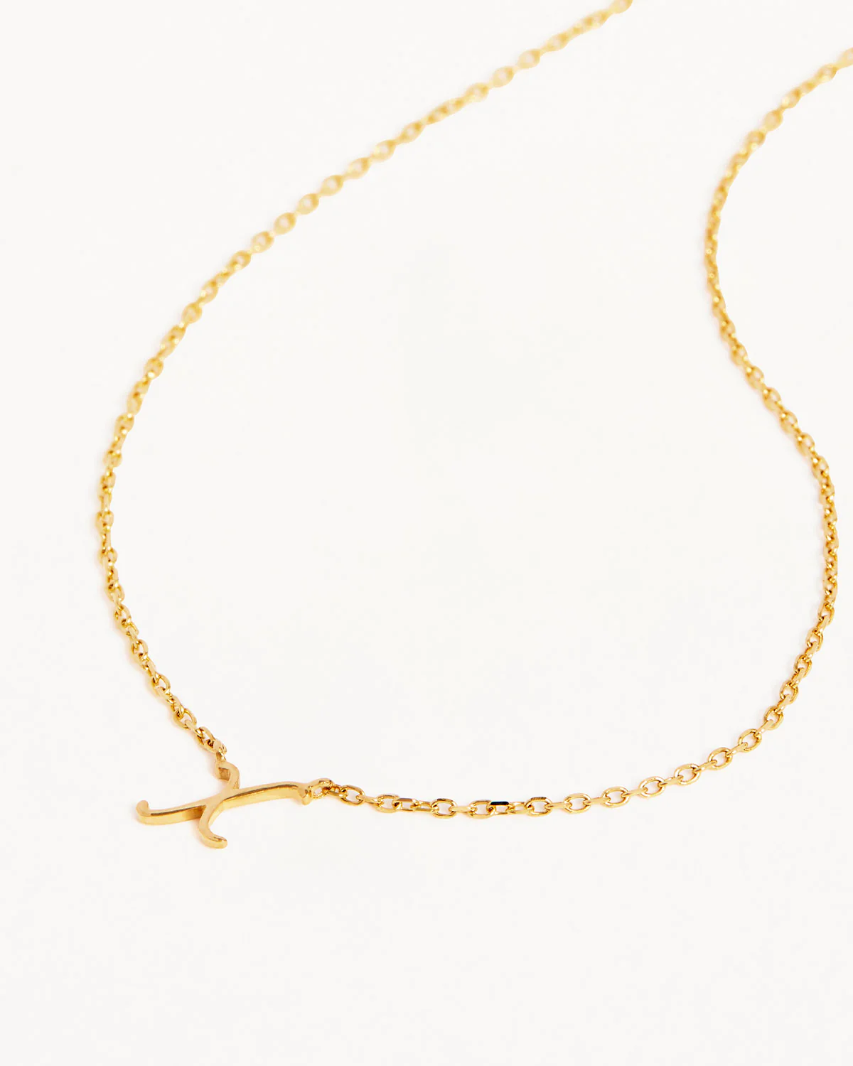 14k Solid Gold Love Letter Necklace - Image 72