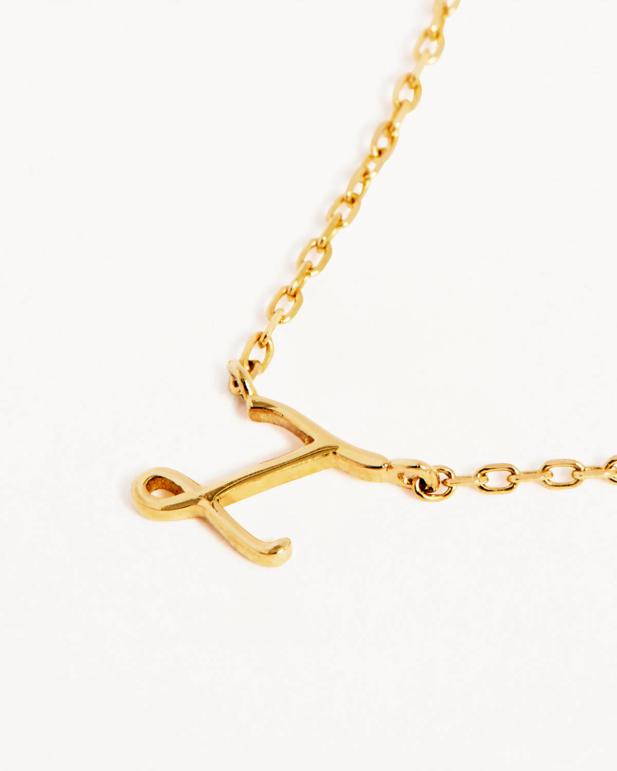 14k Solid Gold Love Letter Necklace - Image 80