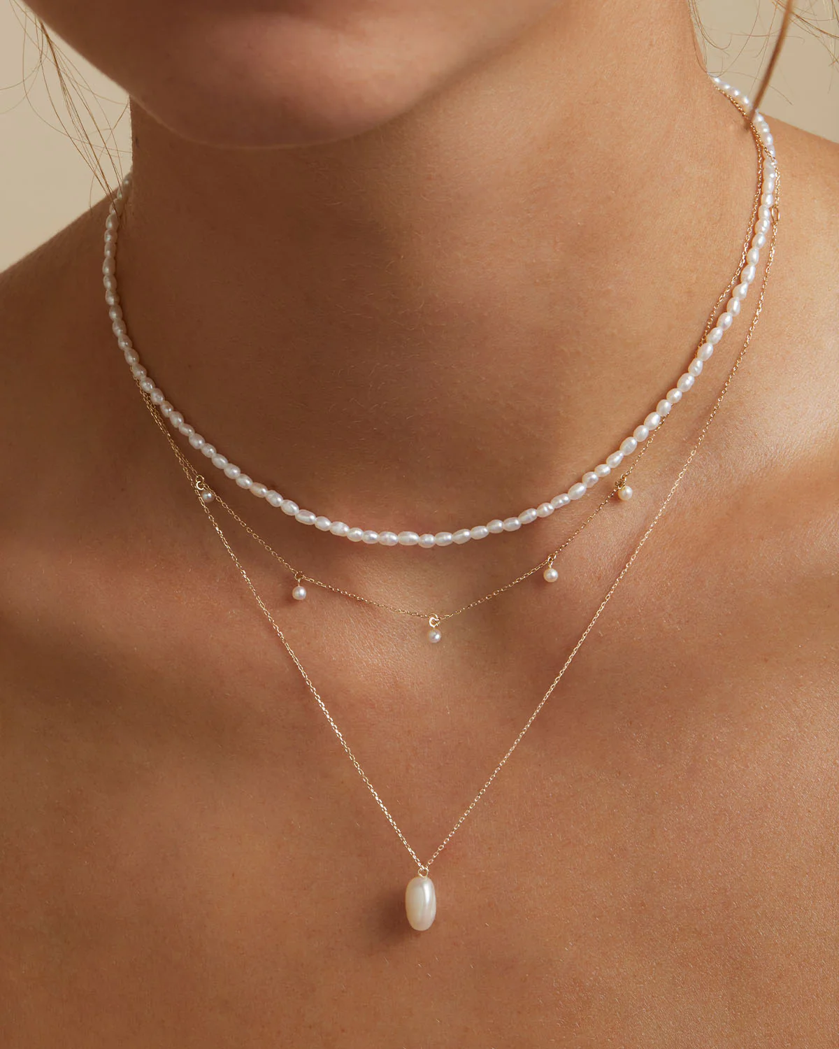 14k Solid Gold Peace Lover Choker - Image 5