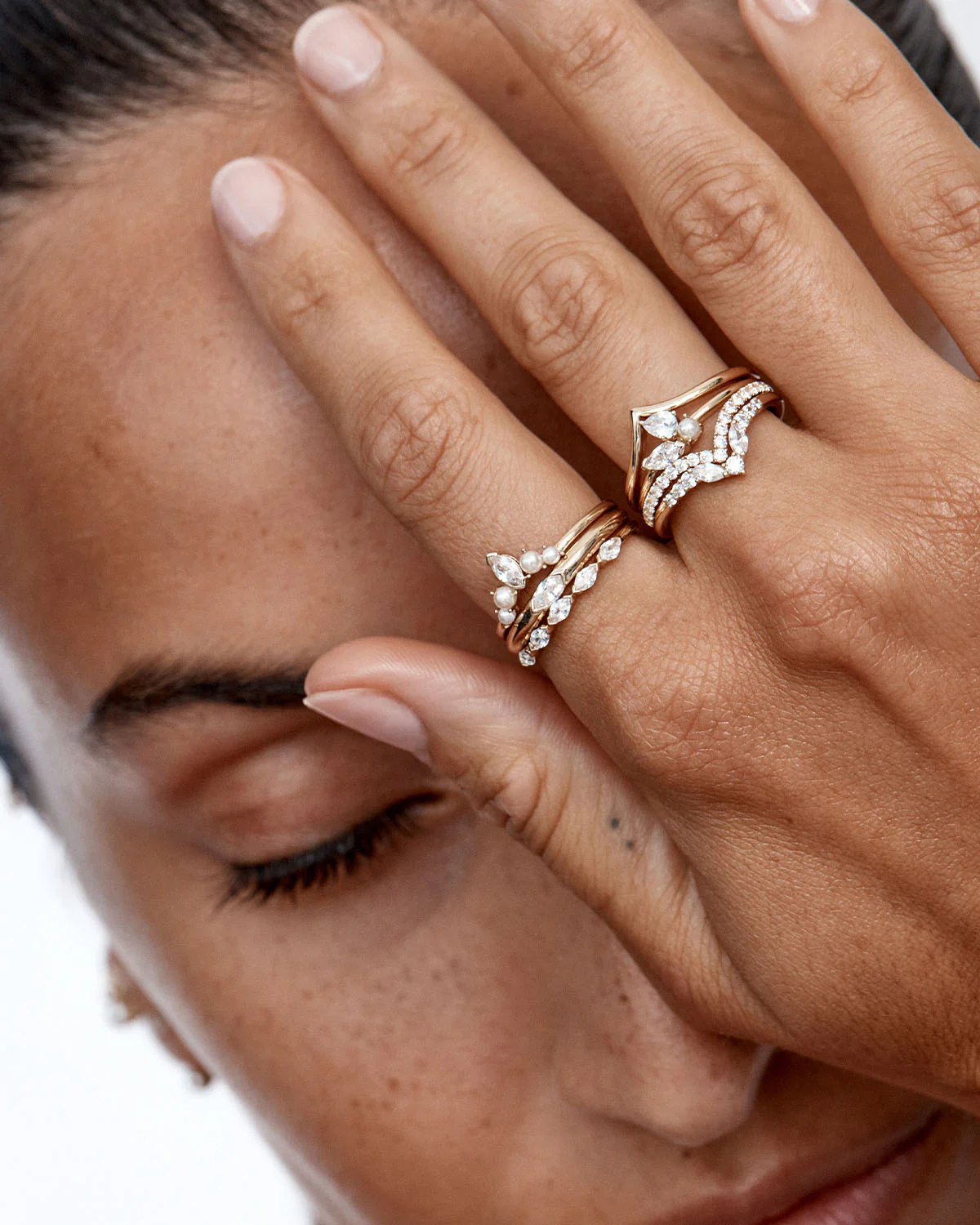14k Solid Gold Petal of Hope Lab-Grown Diamond Ring - Image 5
