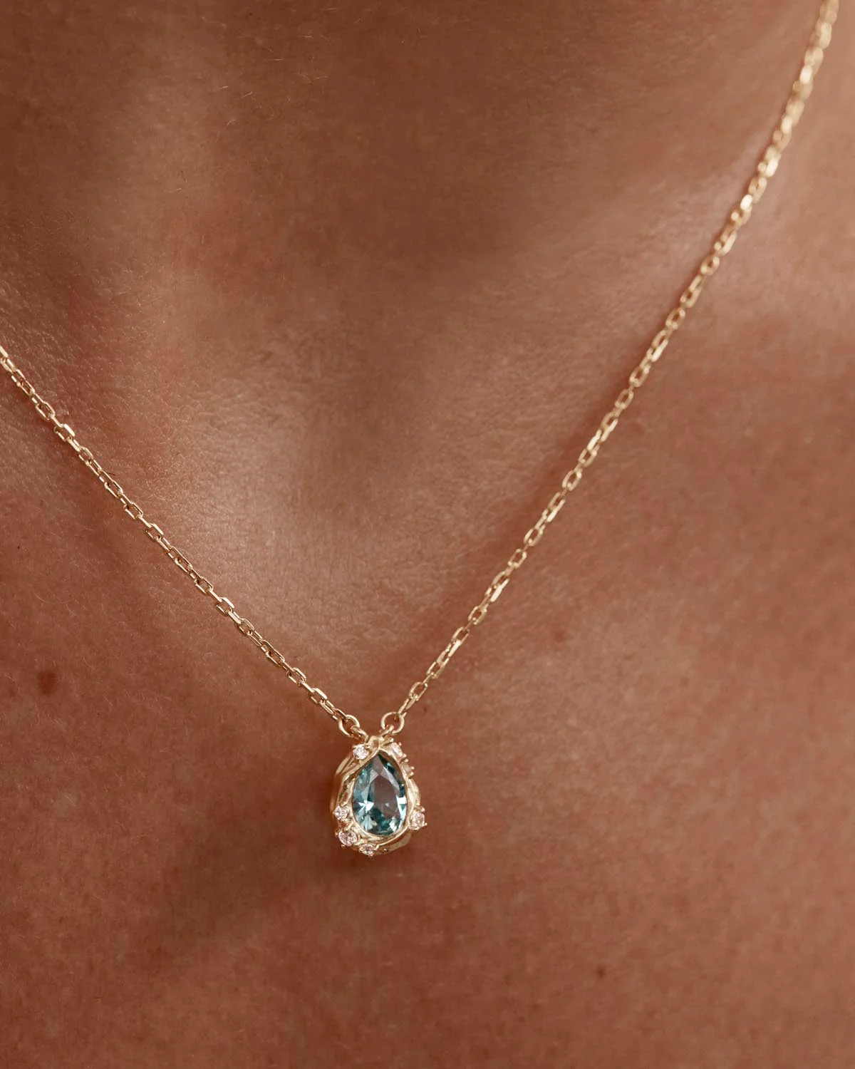 18k Gold Plated Dive Deeper Necklace - Image 2