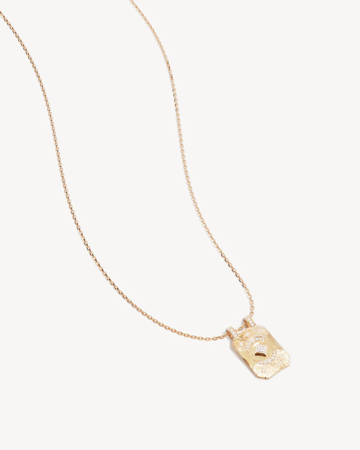 18k Gold Plated My Moon and Stars Necklace - Image 3