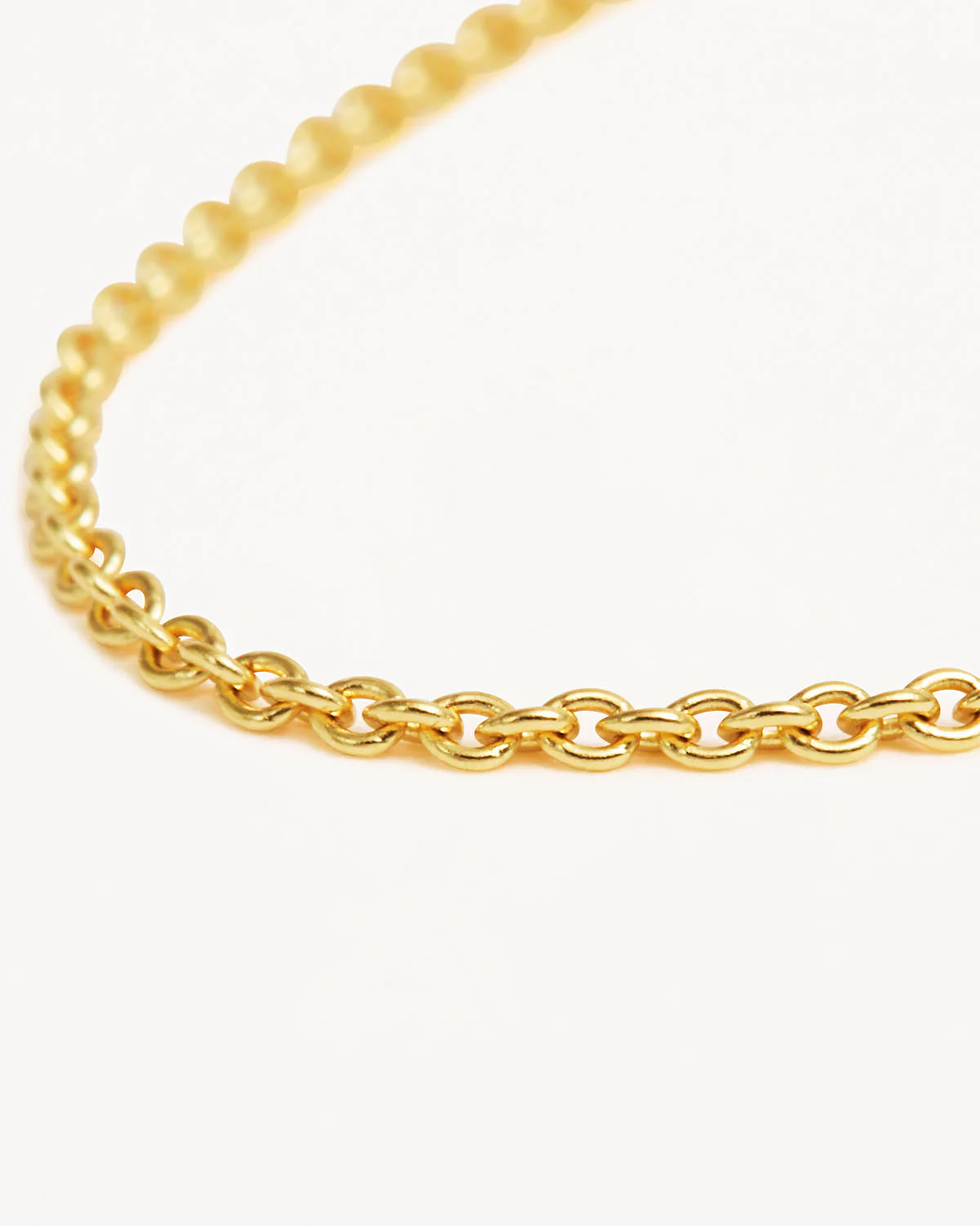 18k Gold Vermeil 18" Fine Rolo Chain Necklace - Image 3