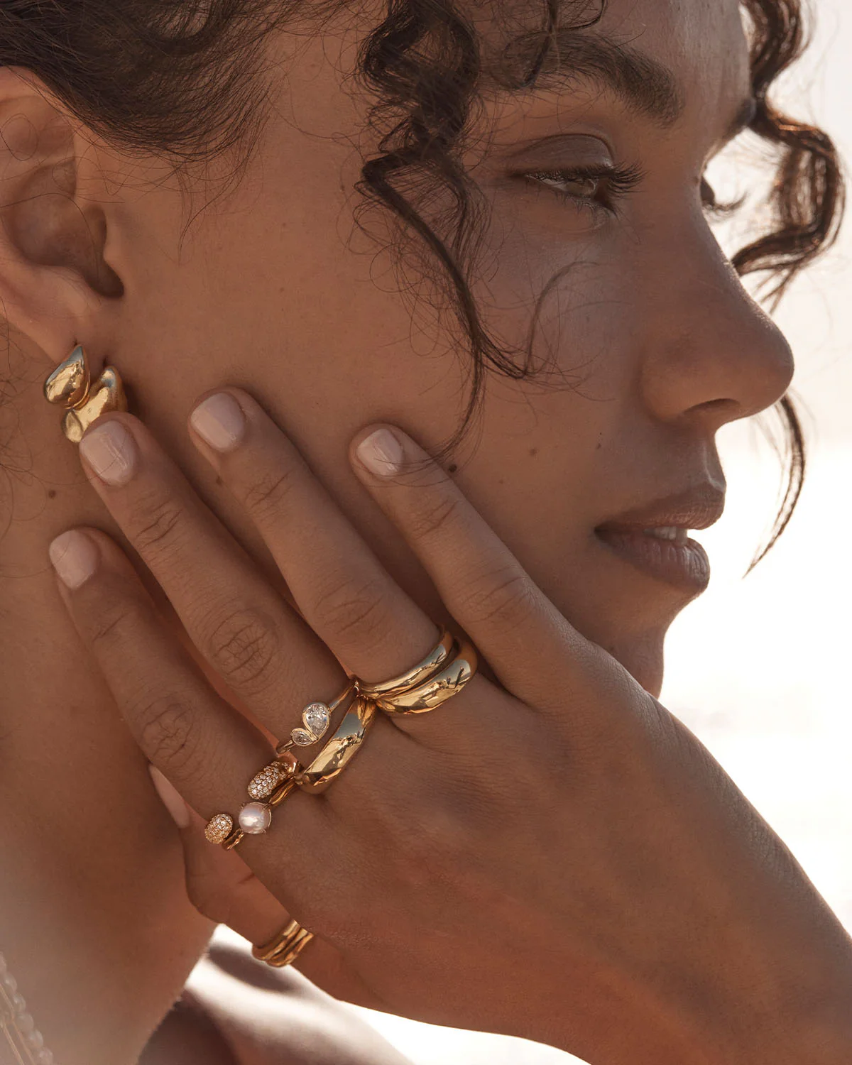 18k Gold Vermeil Adored Ring - Image 4
