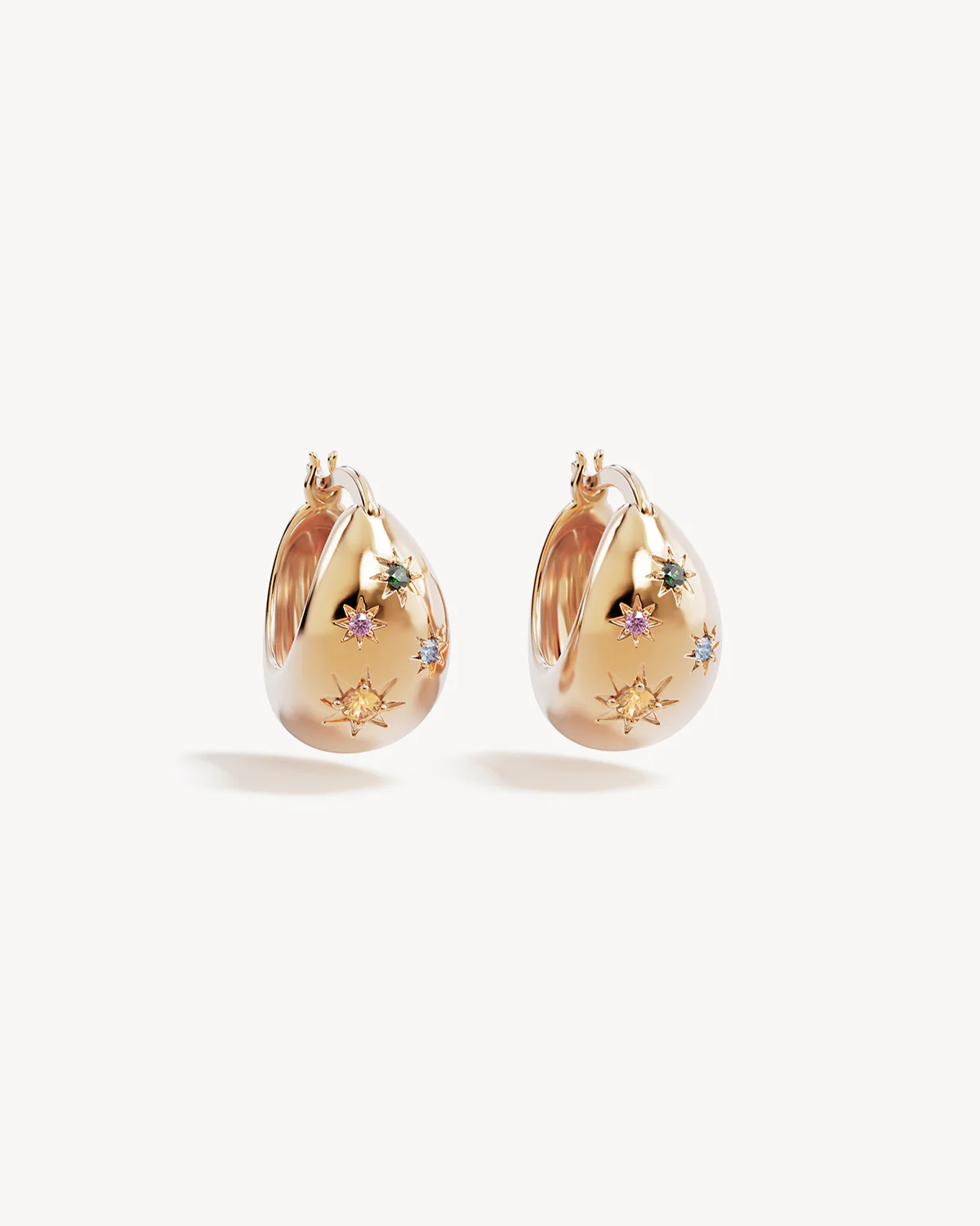 18k Gold Vermeil Awaken Your Soul Hoops