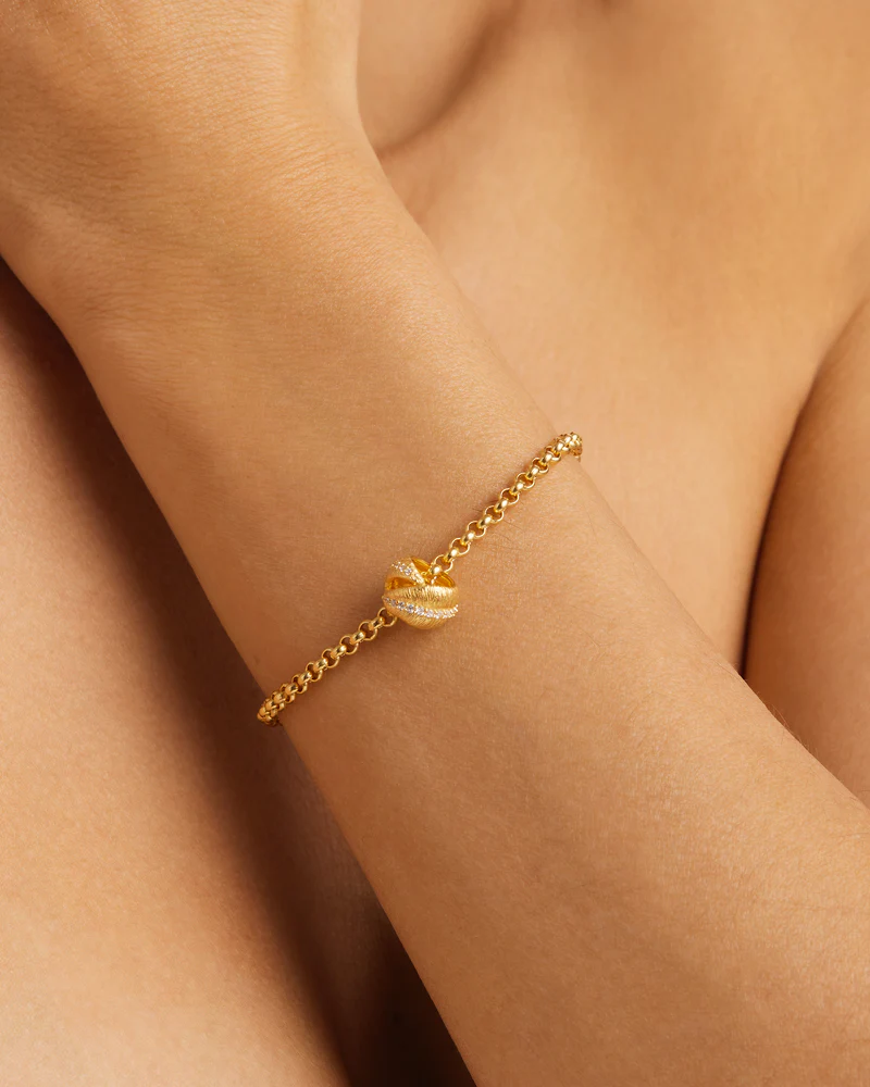 18k Gold Vermeil Begin Again Petal Charm - Image 2