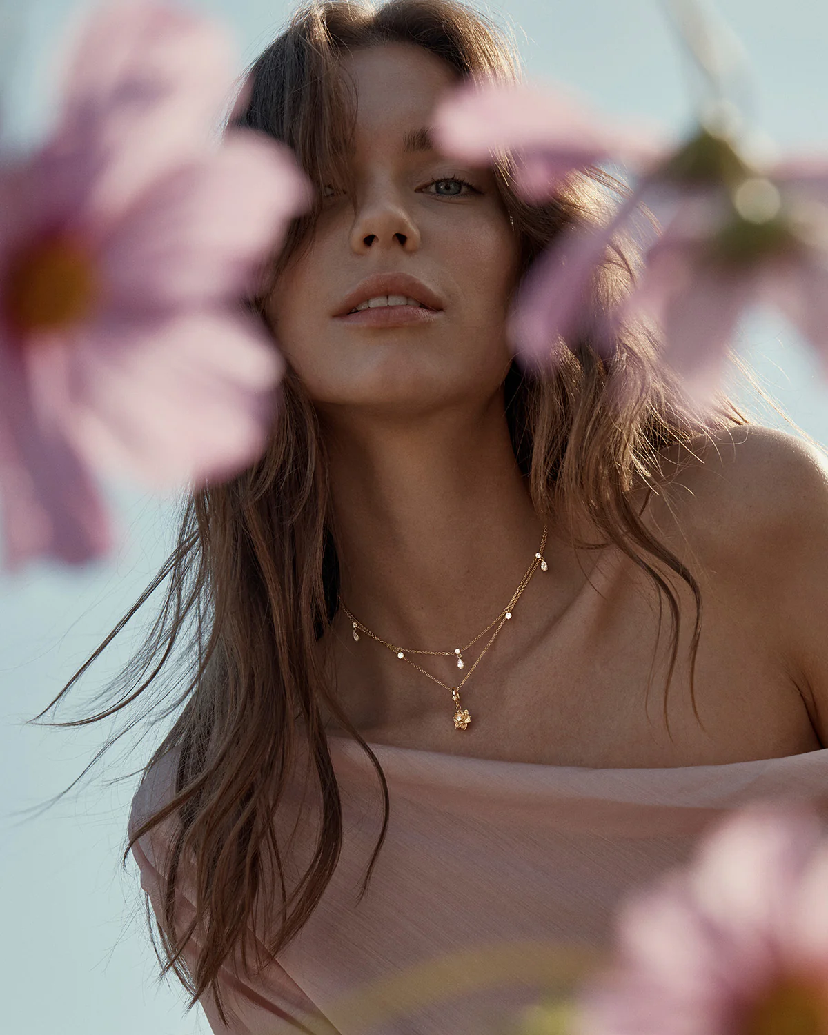 18k Gold Vermeil Bloom Within Lotus Pendant - Image 5