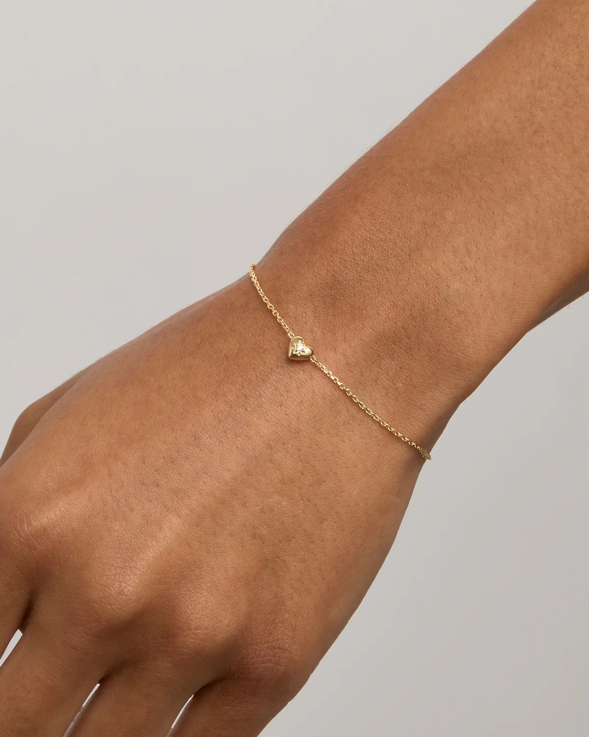 18k Gold Vermeil Blooming Hearts Bracelet - Image 2
