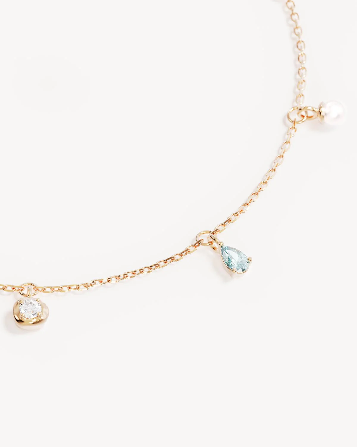 18k Gold Vermeil Breathe in Stillness Anklet