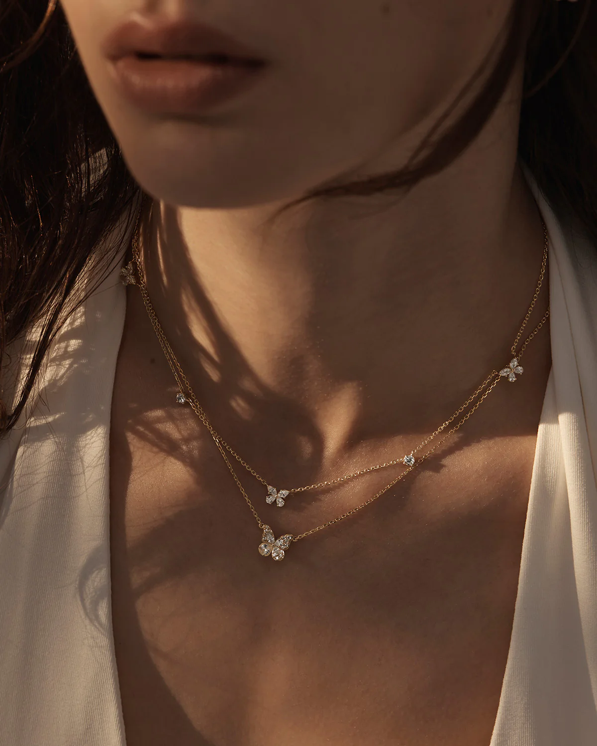 18k Gold Vermeil Dancing in the Wind Choker - Image 7