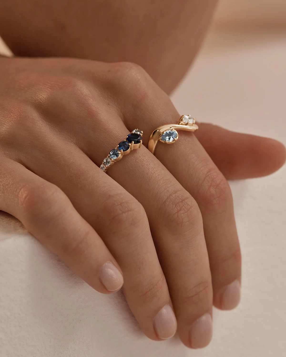 18k Gold Vermeil Endless Skies Ring - Image 6