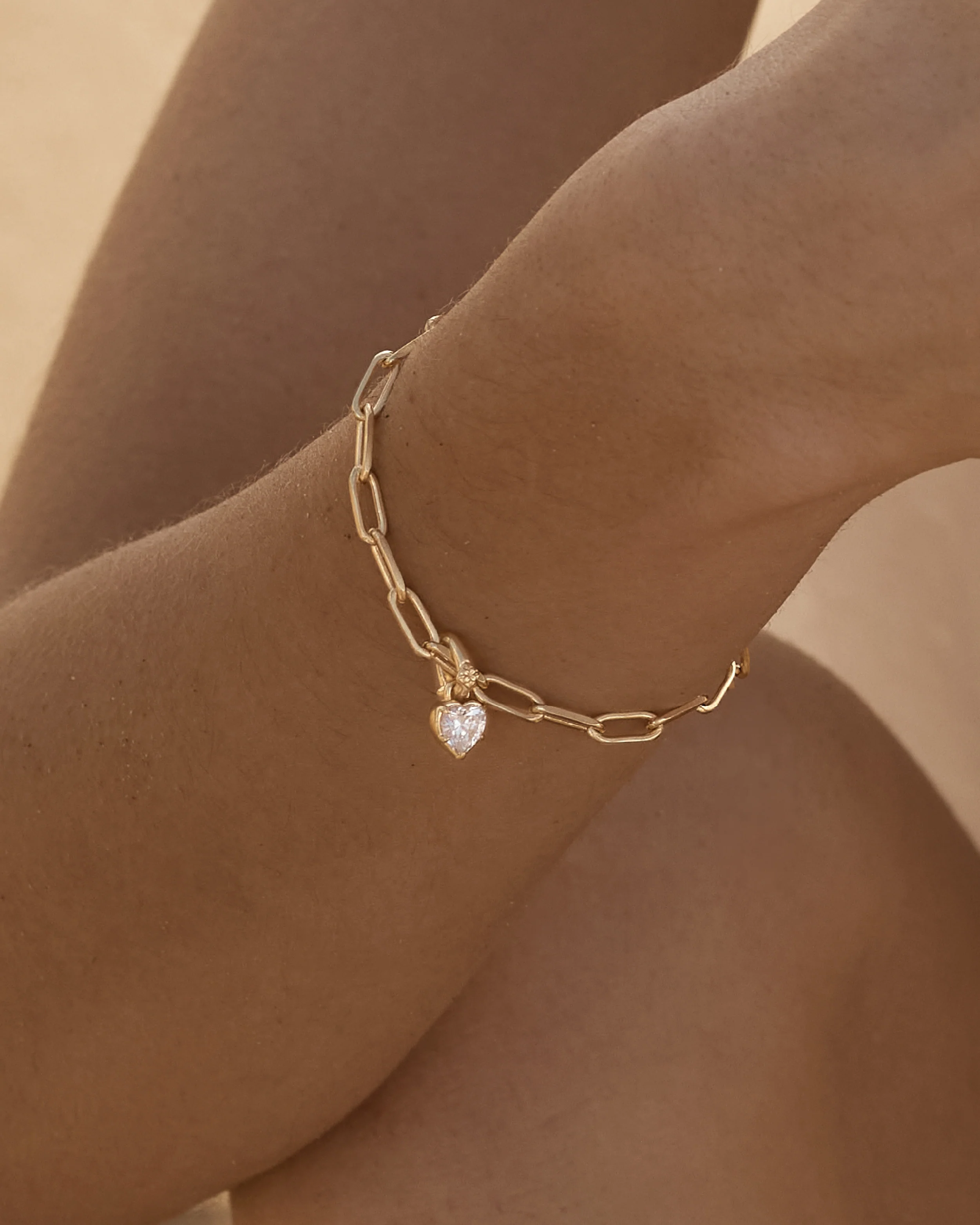 18k Gold Vermeil Fate Link Chain Bracelet - Image 5