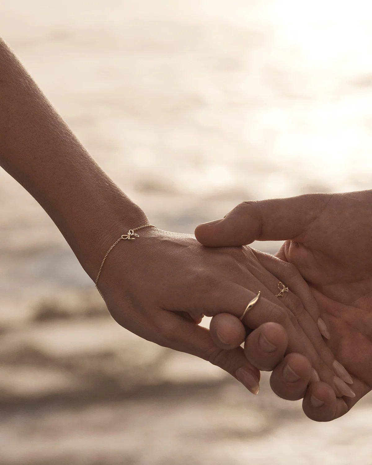18k Gold Vermeil Forever More Bow Bracelet - Image 2