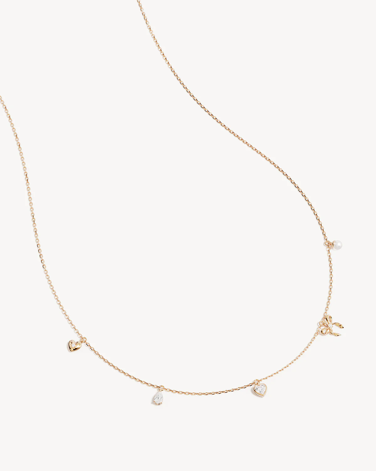 18k Gold Vermeil Forever Yours Charm Choker
