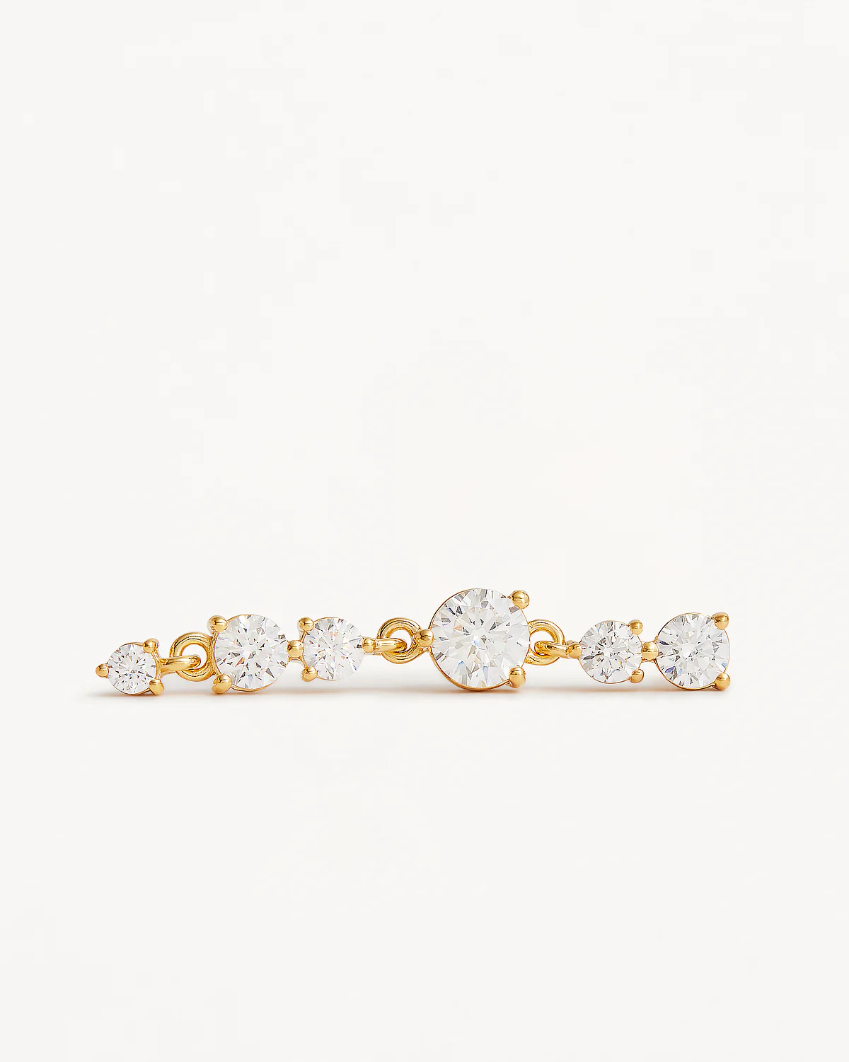 18k Gold Vermeil Forever Yours Drop Earrings - Image 3