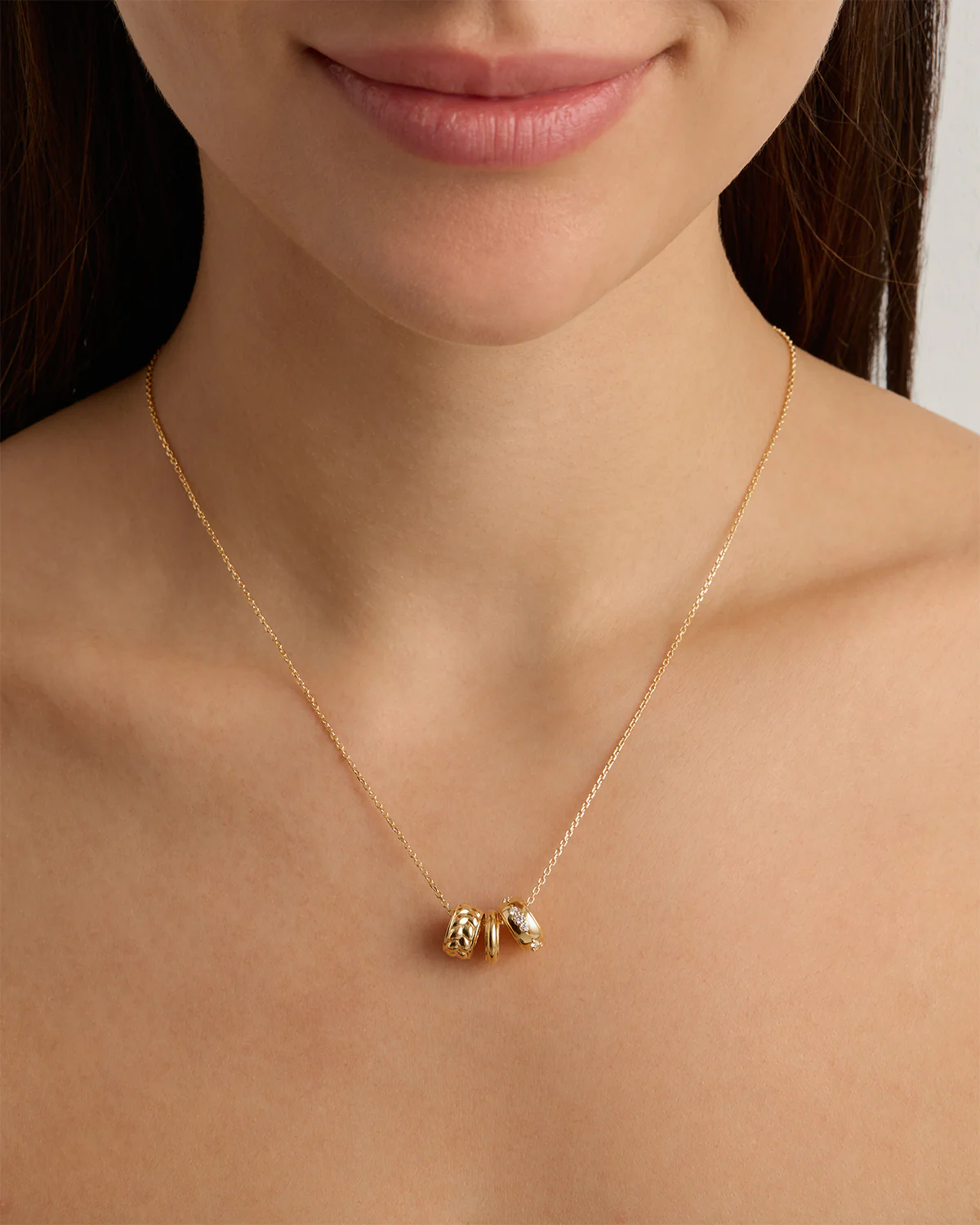 18k Gold Vermeil In Bloom Petal Charm - Image 6