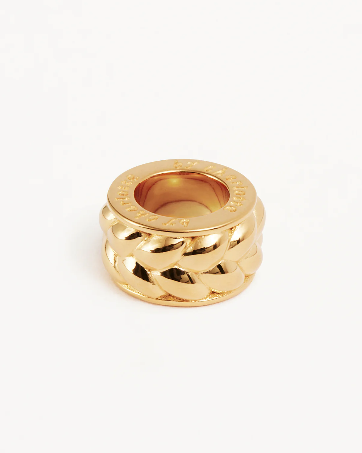 18k Gold Vermeil Intertwined Petal Charm - Image 6