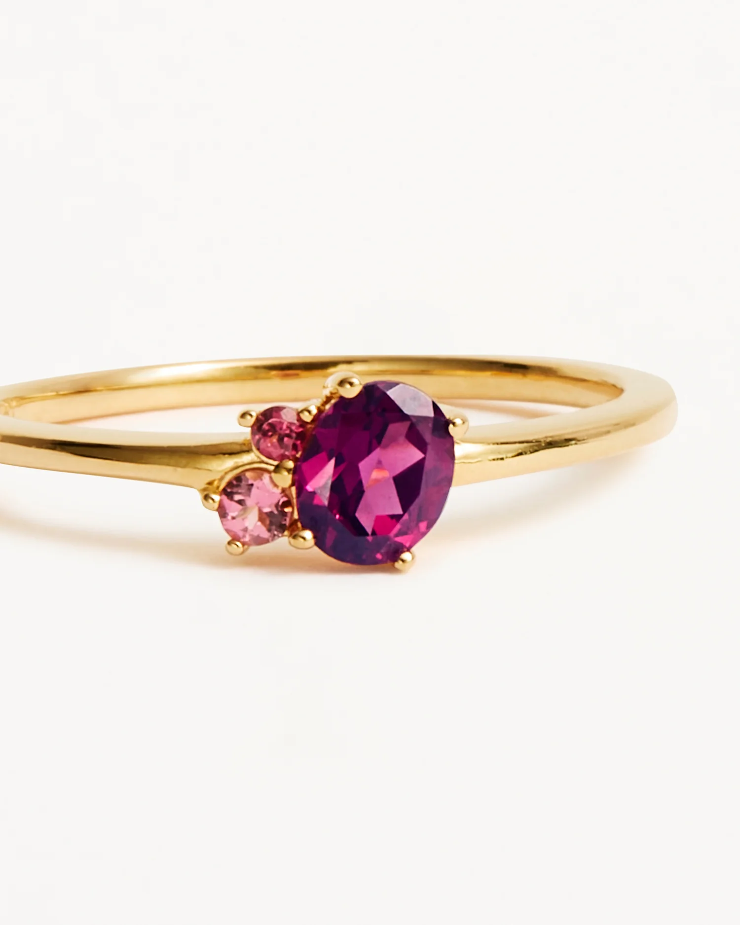 18k Gold Vermeil Kindred Birthstone Ring - July - Image 3