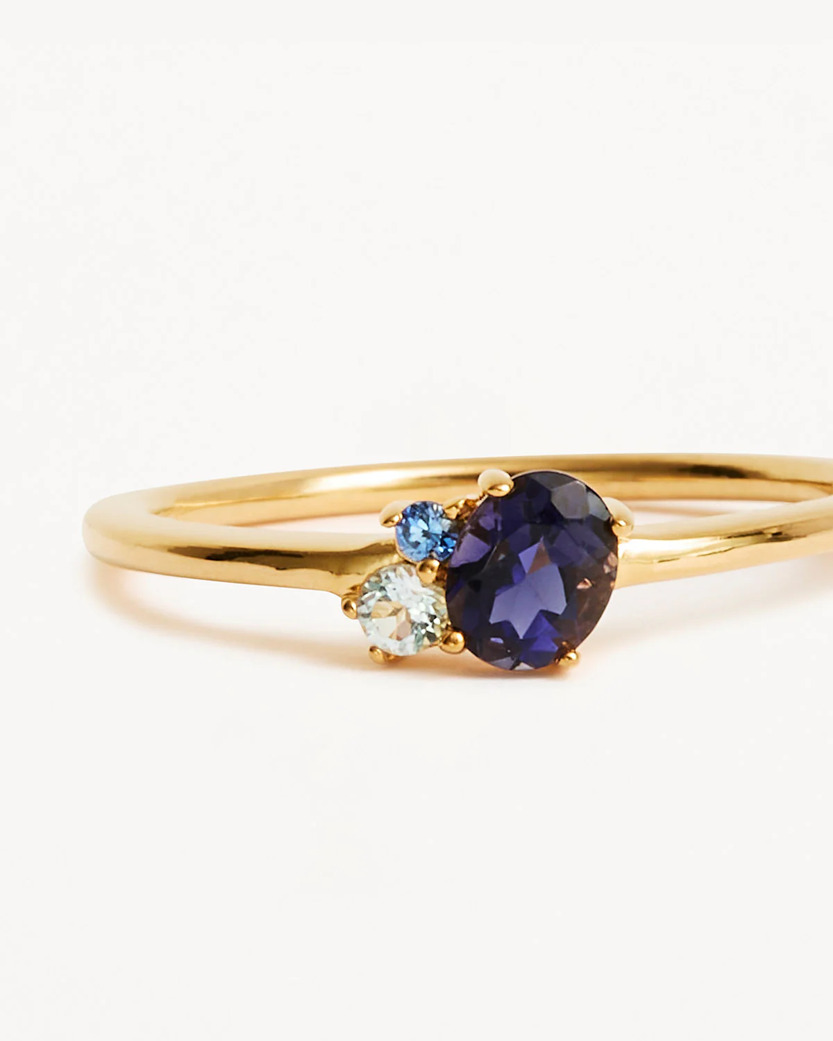 18k Gold Vermeil Kindred Birthstone Ring - September - Image 3