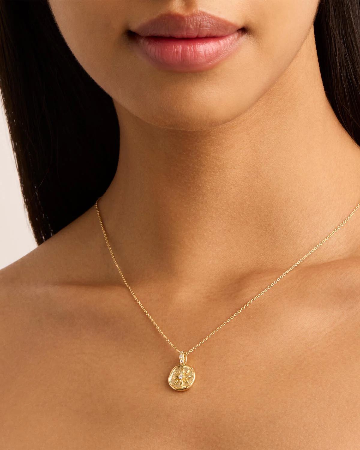 18k Gold Vermeil Live in Love Necklace - Image 2
