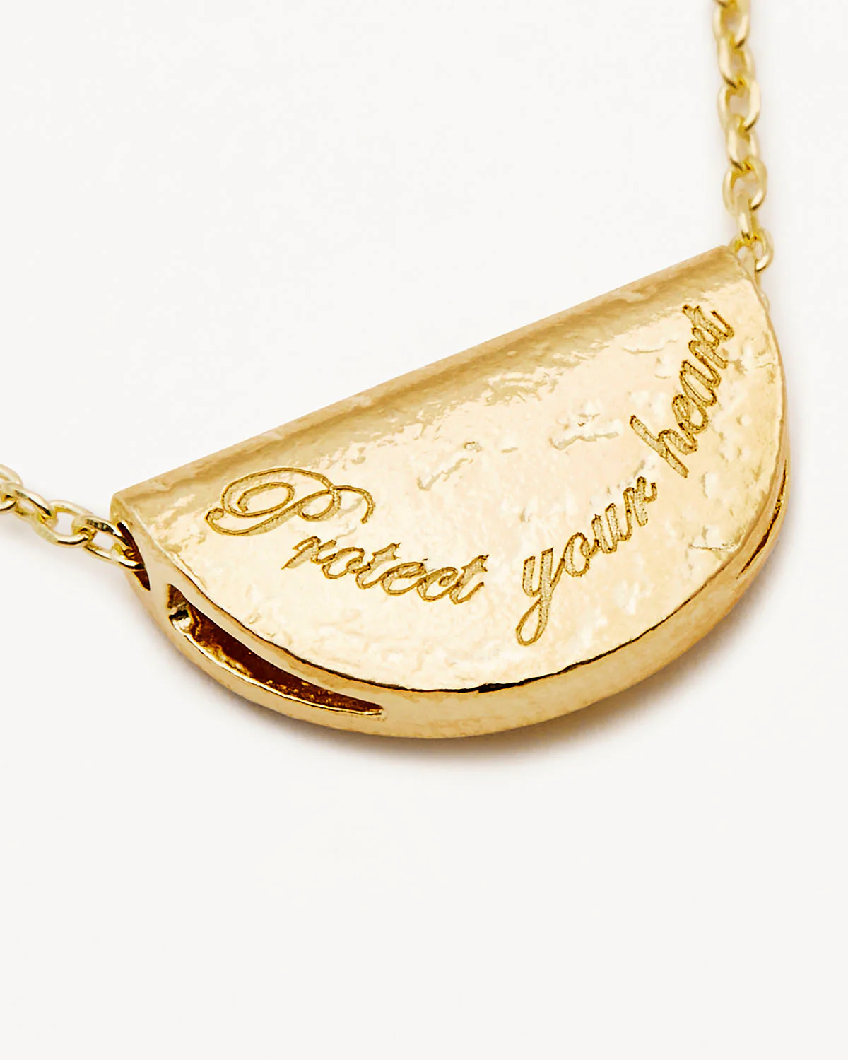 18k Gold Vermeil Lotus Birthstone Necklace - August - Peridot - Image 4