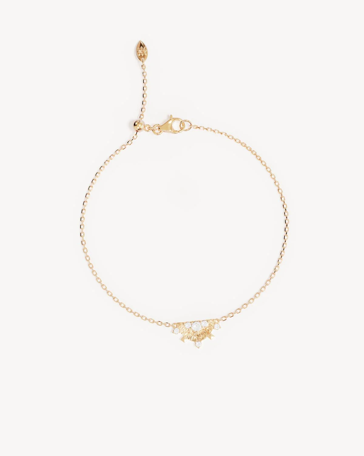 18k Gold Vermeil Lotus Rain Bracelet