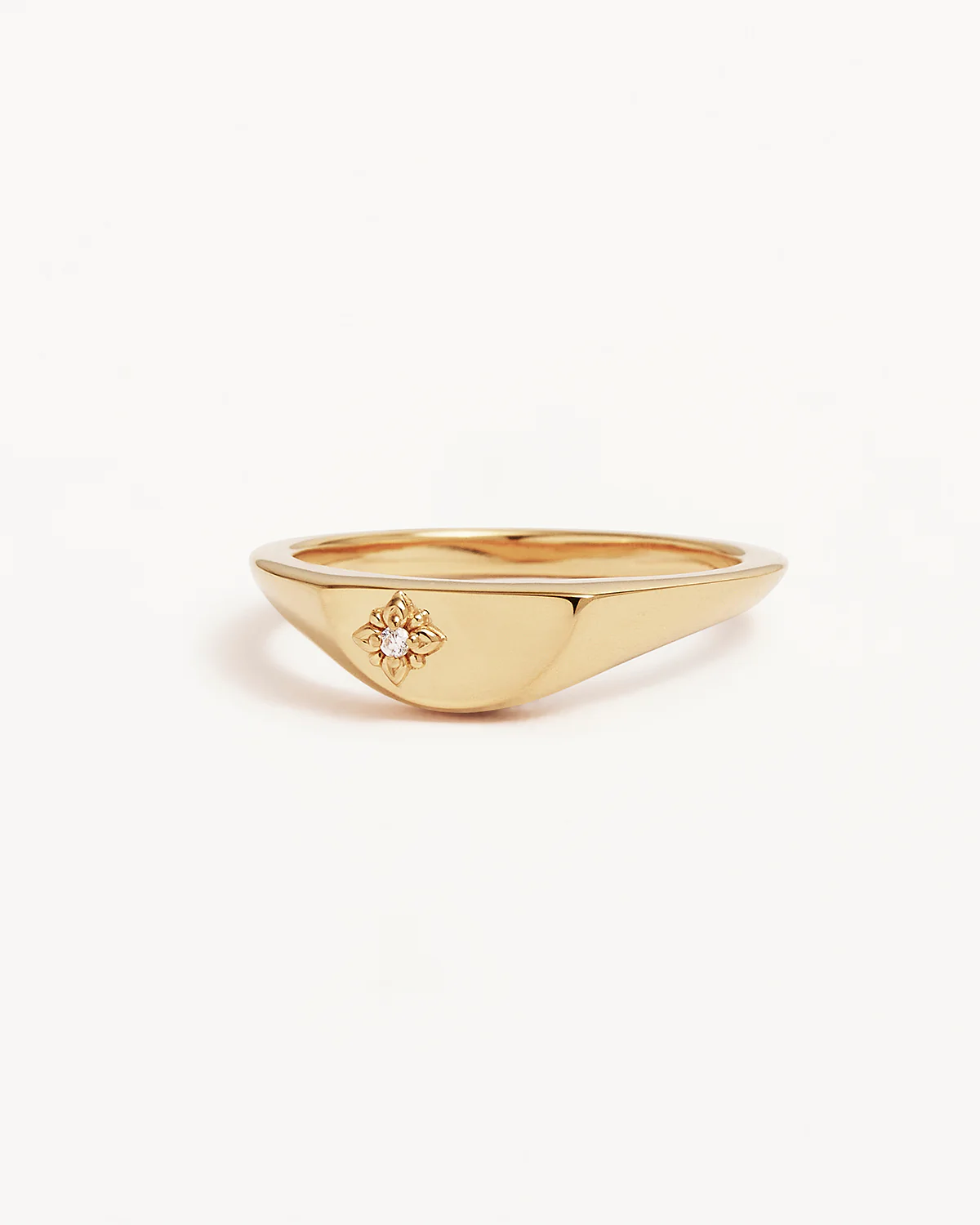 18k Gold Vermeil Lotus Ring - Image 3