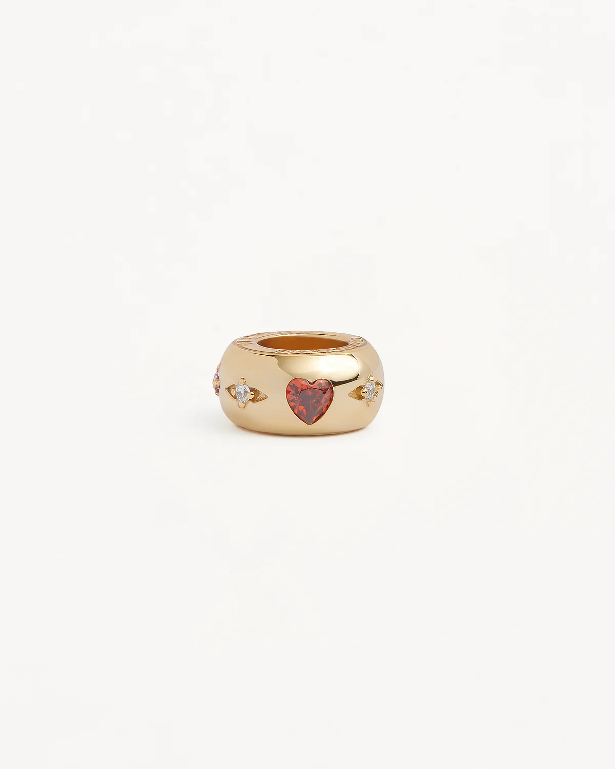 18k Gold Vermeil Love and Luck Petal Charm - Image 3