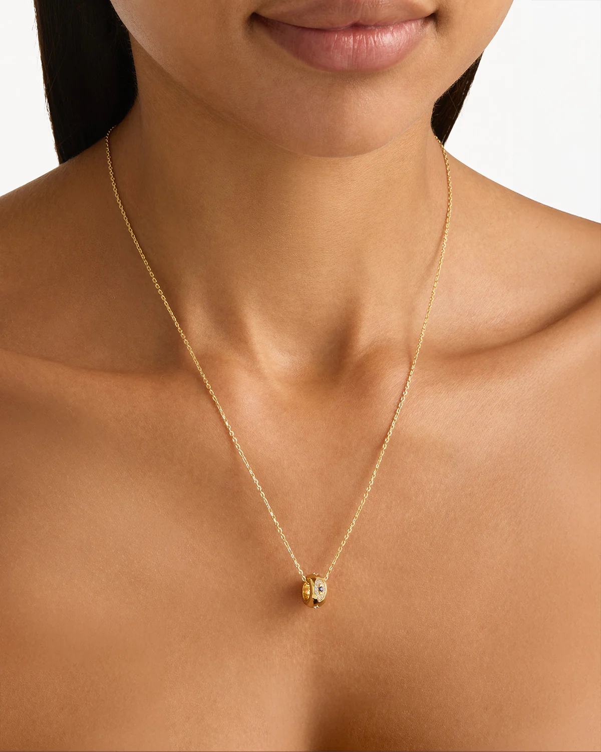 18k Gold Vermeil Love and Luck Petal Charm - Image 4